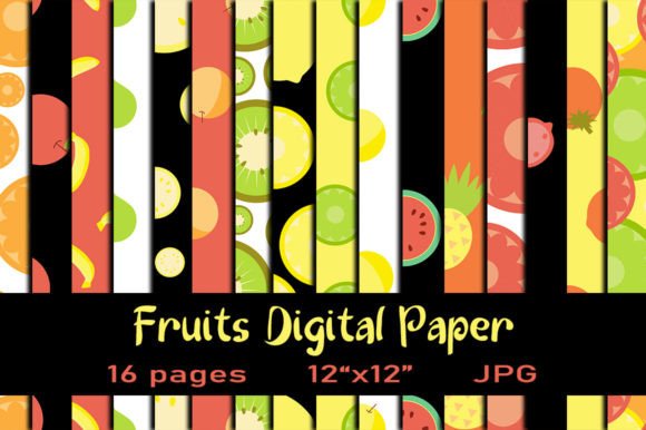 16 Summer Fruit Backgrounds: A Versatile Resource for Creative Projects