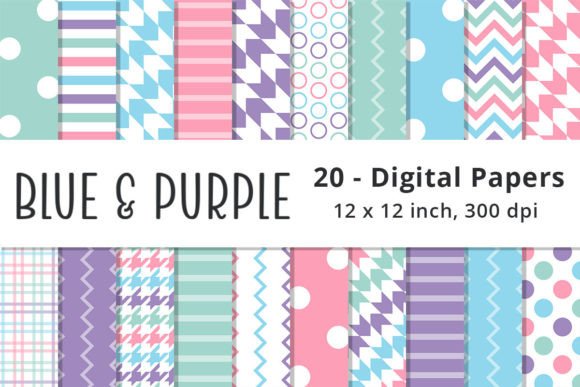 Blue, Purple, Pink and Green Backgrounds: A Modern Guide to Stylish Digital Papers