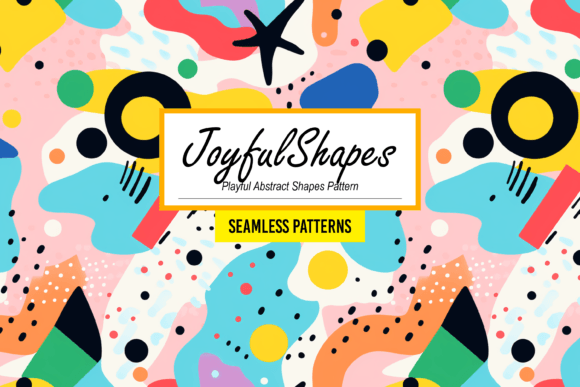 JoyfulShapes Playful Abstract Pattern