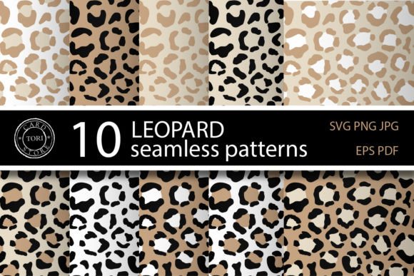 Leopard Print SVG Leopard Background: A Versatile Design Resource for Creative Projects