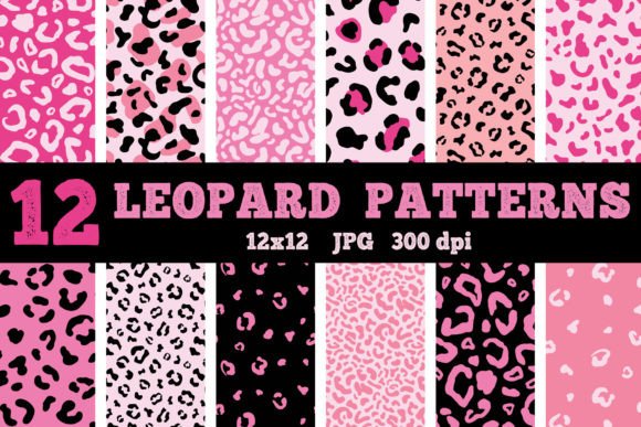 Pink Cheetah Leopard Digital Papers Pack: A Creative Resource for Designers and Crafters
