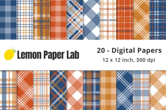 Seamless Fall Plaids for Creative Projects