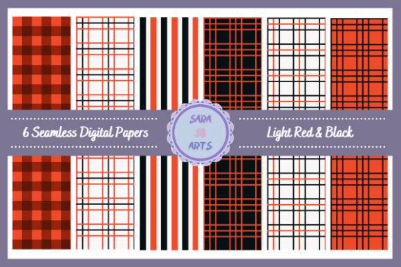 Seamless Plaid and Stripes Digital Paper: A Versatile Asset for Designers and Crafters