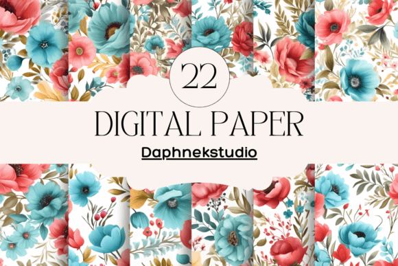 Seamless Shabby Floral Pattern
