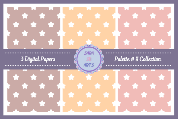 Seamless Star Pattern Digital Paper: A Versatile Tool for Creativity and Design
