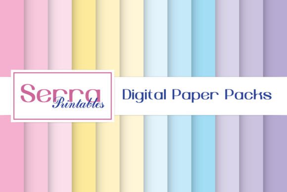 Shades of Pastel Baby Digital Paper Pack: A Versatile Resource for Creative Projects