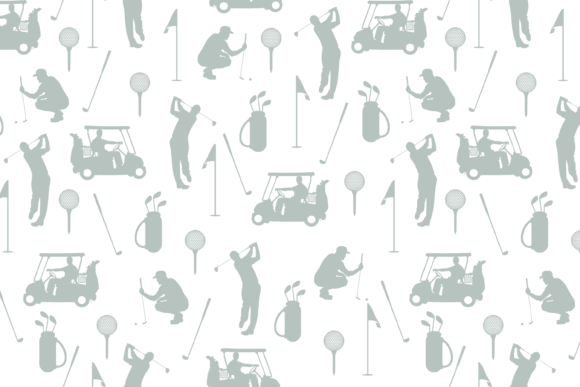 Transparent Golf Seamless Pattern
